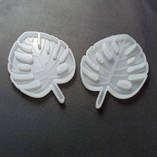 Набор подставок костеры 3шт Листья Монстеры Молды силиконовые форма для эпоксидной смолы 