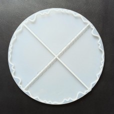 Молд 4 костери підставки під чашку, силіконова форма для епоксидної смоли 