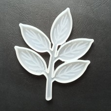  Подставка ветка малая с листиками 130x110мм  Молд силиконовый форма для эпоксидной смолы