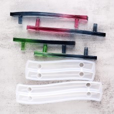 Декоративна ручка "Плоска хвиля" Форма молд силіконовий для епоксидної смоли