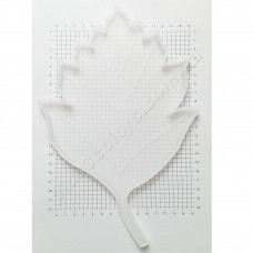 Подставка (костер) Лист Большой Декоративный 262x175мм Молд силиконовый форма для эпоксидной смолы