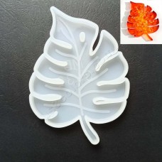  Подставка (костер) Лист Тропик 125x90мм Молд силиконовый форма для эпоксидной смолы