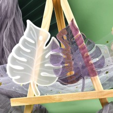  Подставка (костер) Лист Тропик 125x90мм Молд силиконовый форма для эпоксидной смолы