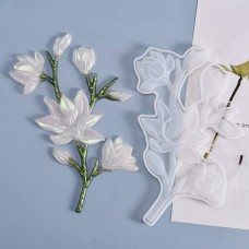 Ветка Магнолии 205x115мм Молд силиконовый форма для эпоксидной смолы