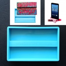 Молд - підставка під телефон, прямокутна, силіконова форма для епоксидної смоли