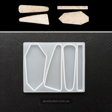 Заколки для волос "Figures - MD 3600" - молд формы силиконовые для эпоксидной смолы 