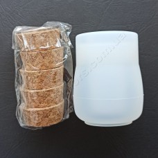 Декоративная баночка - молд силиконовый, форма для эпоксидной смолы