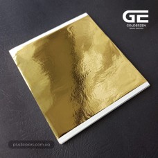 Поталь зеркальная Золото цвет "K" GoldErzen 13,5 x 14 см 100 листов