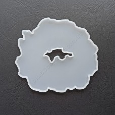 Молд подставка под чашку, силиконовая форма для эпоксидной смолы М10 костер