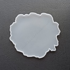 Молд подставка под чашку, силиконовая форма для эпоксидной смолы М07 костер