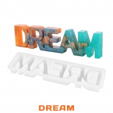 Надпись DREAM Молд силиконовый форма для эпоксидной смолы