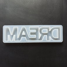 Надпись DREAM Молд силиконовый форма для эпоксидной смолы