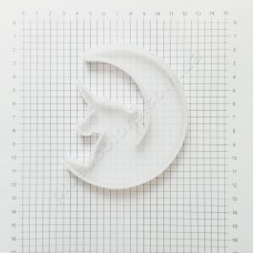 Молд форма "Единорожка на луне" 78x100 силиконовая для эпоксидной смолы 