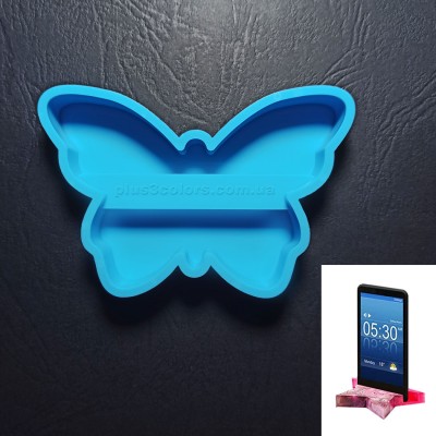 Молд Бабочка - подставка под телефон, силиконовая форма для эпоксидной смолы  Молды силиконовые (формы) 