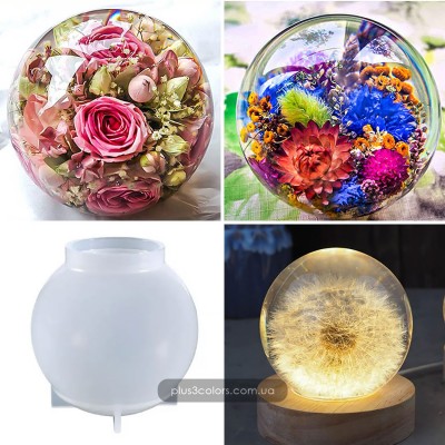 Куля (Сфера) - Молд, силіконова форма для епоксидної смоли  Молди силіконові (форми) 