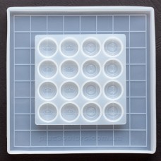 Молди - Шашки, шахова дошка, силіконова форма для епоксидної смоли 