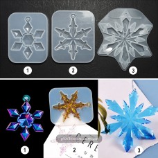 Прикраси на ялинку "Сніжинки" - Молди, силіконові форми