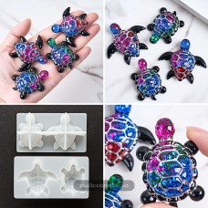 Дві черепахи - Молд форма силіконова для епоксидної смоли  