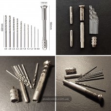 Ручна міні дриль для рукоділля з 10 свердлами