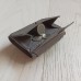 Мини кошелек с монетницей темно серый MKH7 ручной работы VICRAFT Изделия ручной работы  photo 5 