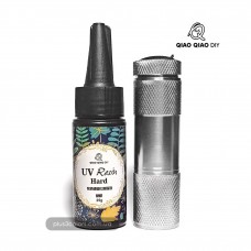 Эпоксидная УФ смола UV Resin Hard QIAO QIAO DIY + УФ фонарик