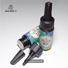 Епоксидна смола (клей) УФ (ультрафіолетова) ювелірна UV Resin MEDIUM VISCOSITY Hard Type 25g QIAO QIAO DIY 